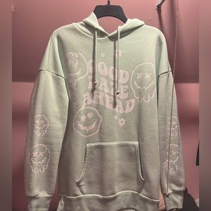 Large, fleece, Cult Favorite, Hoodie, Mint Green, Used a few times